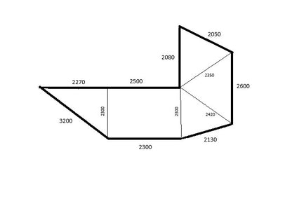 Phantom Pro 270 Plus Awning Passenger Side