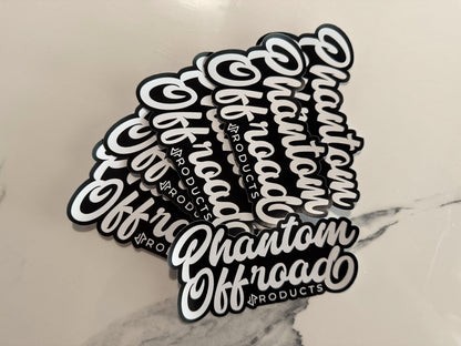 Phantom Offroad Products Sticker